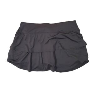 Athleta Black Layered Tennis Activewear‎ Skort Skirt XL